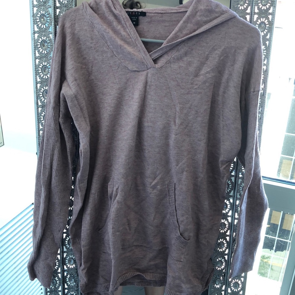 Purple sweater hoodie